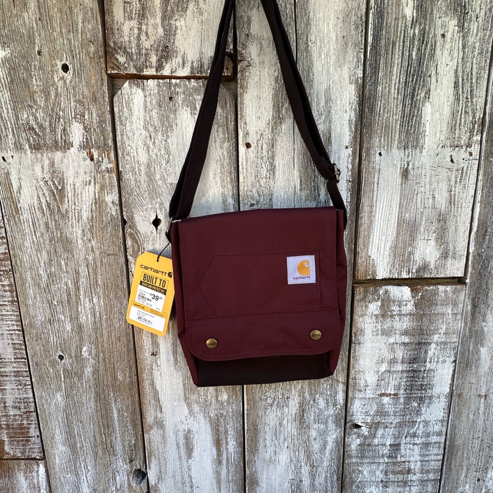 Carhartt Maroon Crossbody Bag